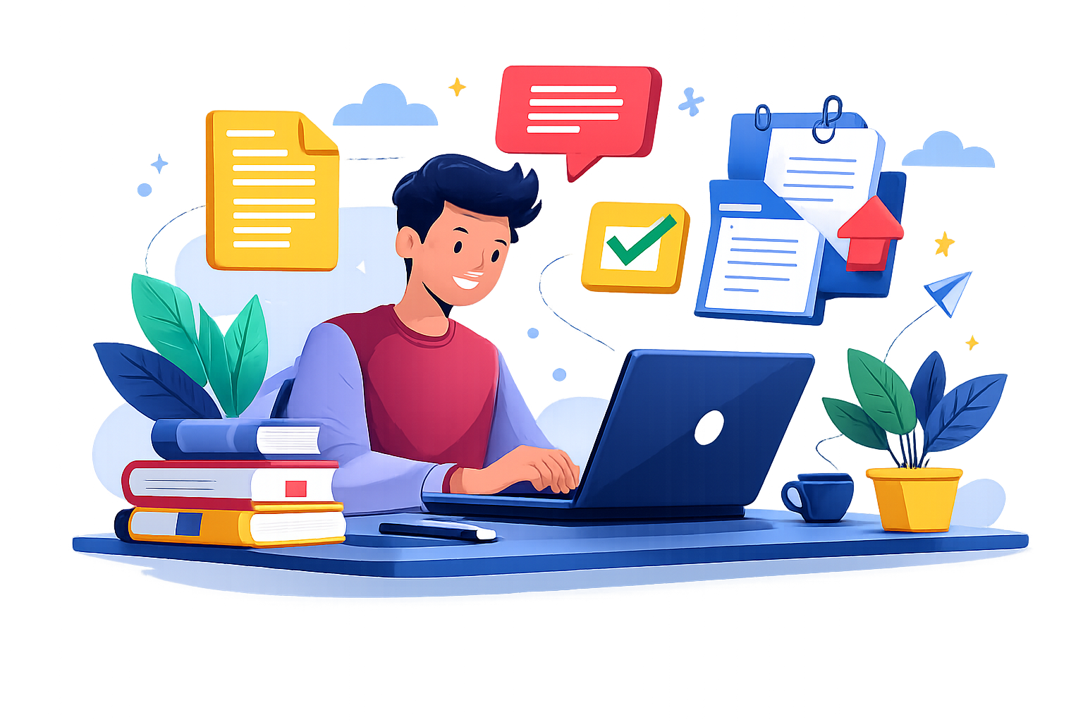 Job search illustration